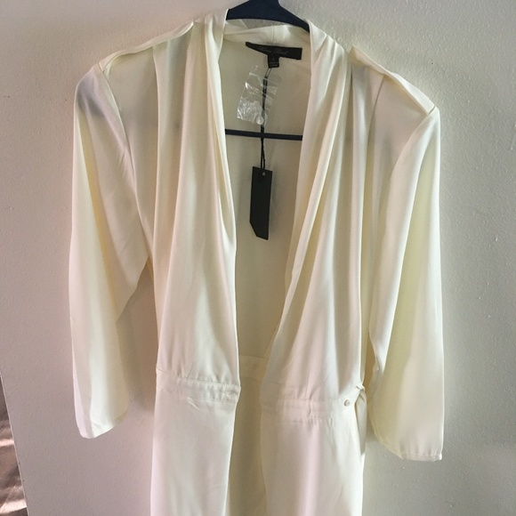 Small Honey Punch White dress with pockets - Picture 1 of 4